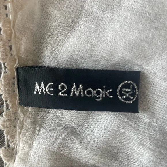 Me 2 Magic Eyelet Cream Lace Dress, XL - Picture 7 of 7